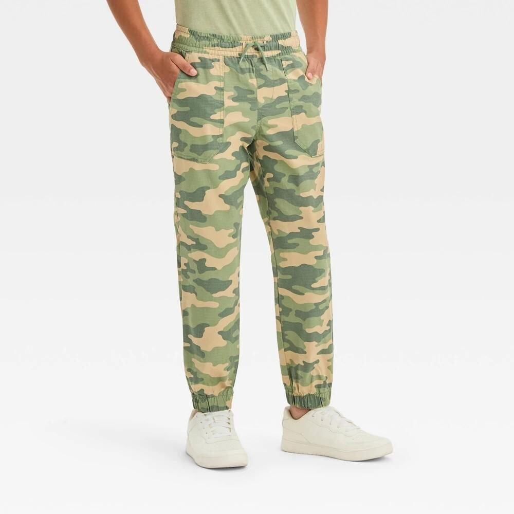 Boys' Camo Ripstop Pull-on Jogger Pants - Art Class™ 16